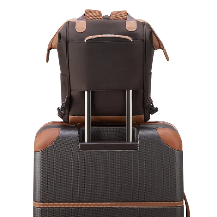 14 Inch Laptoptassen|Laptop Rugzakken>Delsey Chatelet Air 2.0 Tote Backpack brown