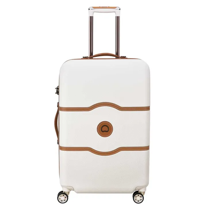 Reistrolleys|Reiskoffers>Delsey Chatelet Air 4 Wheel Trolley 67 angora