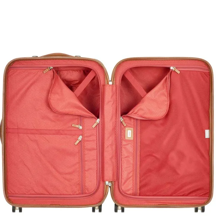 Reistrolleys|Reiskoffers>Delsey Chatelet Air 4 Wheel Trolley 67 angora