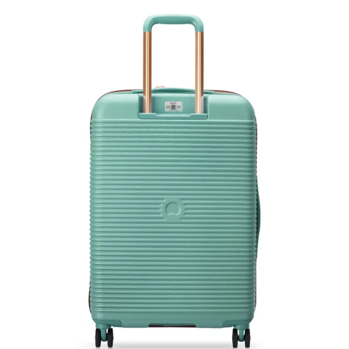 Reistrolleys|Reiskoffers>Delsey Freestyle 4 Wheel Trolley 67 pistache