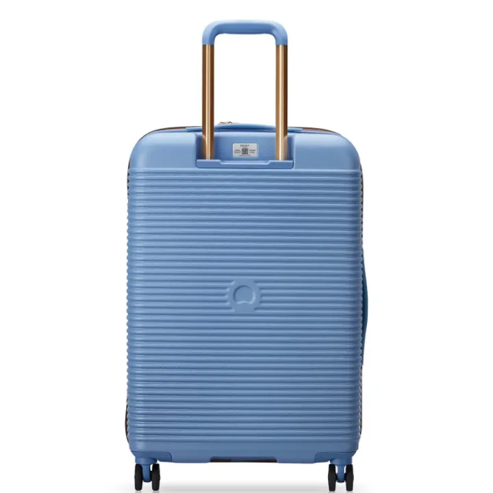 Reistrolleys|Reiskoffers>Delsey Freestyle 4 Wheel Trolley 67 himmelblau