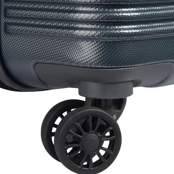 Reistrolleys|Reiskoffers>Delsey Freestyle 4 Wheel Trolley 76 graphite