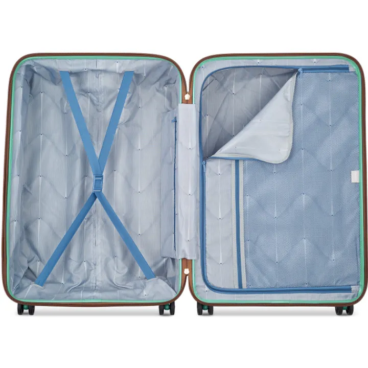 Reistrolleys|Reiskoffers>Delsey Freestyle 4 Wheel Trolley 76 pistache