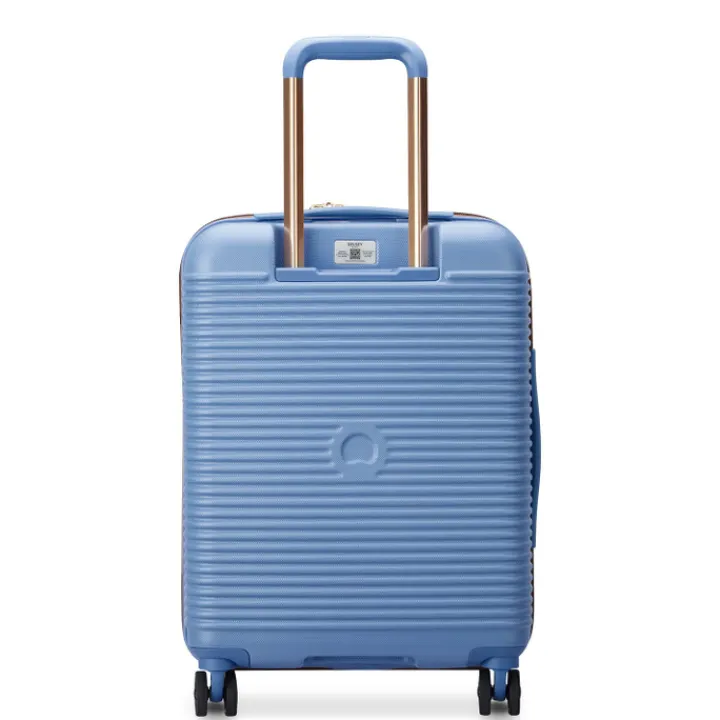 Transavia Trolleys|Handbagage Trolleys>Delsey Freestyle Cabin Trolley 55/40 himmelblau