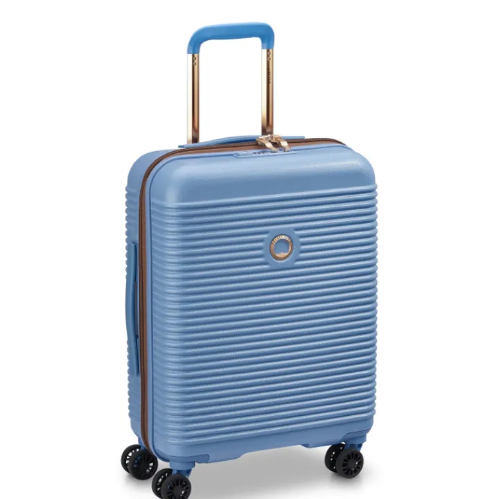 Transavia Trolleys|Handbagage Trolleys>Delsey Freestyle Cabin Trolley 55/40 himmelblau