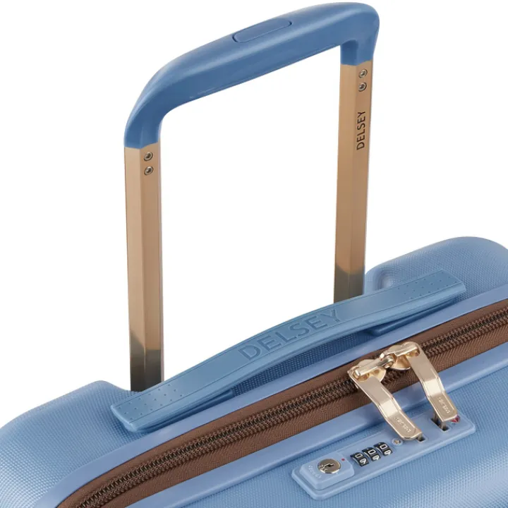 Transavia Trolleys|Handbagage Trolleys>Delsey Freestyle Cabin Trolley 55/40 himmelblau