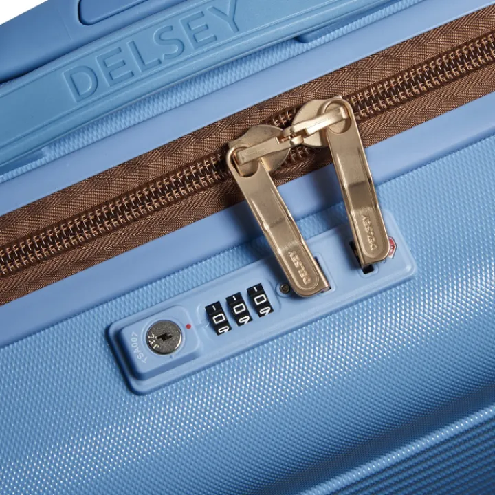 Transavia Trolleys|Handbagage Trolleys>Delsey Freestyle Cabin Trolley 55/40 himmelblau