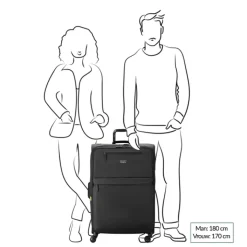 Reistrolleys|Reiskoffers>Delsey Maubert 2.0 Trolley 79 Expandable black