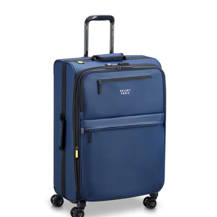 Reistrolleys|Reiskoffers>Delsey Maubert 2.0 Trolley 69 Expandable navy blue