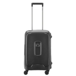 Transavia Trolleys|Klm Trolleys>Delsey Moncey 4 Wheel Cabin Trolley 55/35 Black