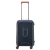 Transavia Trolleys|Klm Trolleys>Delsey Moncey 4 Wheel Cabin Trolley 55/35 navy blue