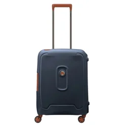 Transavia Trolleys|Ryanair Trolleys>Delsey Moncey 4 Wheel Slim Cabin Trolley 55 cm ink blue