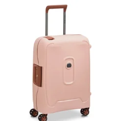 Transavia Trolleys|Ryanair Trolleys>Delsey Moncey 4 Wheel Slim Cabin Trolley 55/40 pink