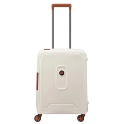 Transavia Trolleys|Ryanair Trolleys>Delsey Moncey 4 Wheel Slim Cabin Trolley 55/40 angora white