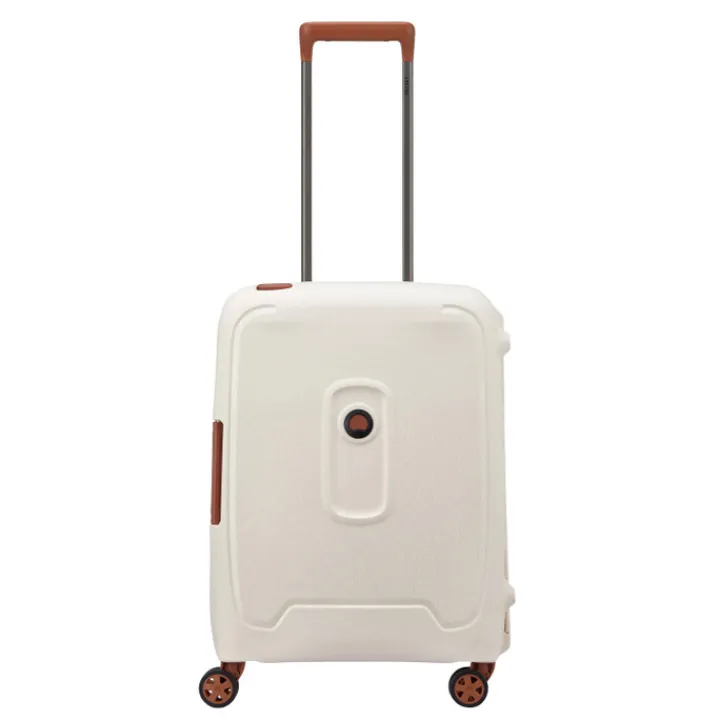 Transavia Trolleys|Ryanair Trolleys>Delsey Moncey 4 Wheel Slim Cabin Trolley 55/40 angora white
