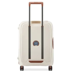 Transavia Trolleys|Ryanair Trolleys>Delsey Moncey 4 Wheel Slim Cabin Trolley 55/40 angora white