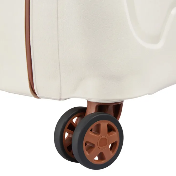Transavia Trolleys|Ryanair Trolleys>Delsey Moncey 4 Wheel Slim Cabin Trolley 55/40 angora white