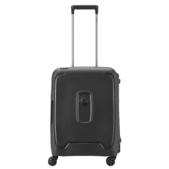 Transavia Trolleys|Ryanair Trolleys>Delsey Moncey 4 Wheel Slim Cabin Trolley 55 cm black
