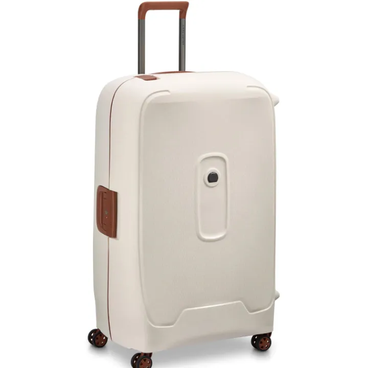 Reistrolleys|Reiskoffers>Delsey Moncey 4 Wheel Trolley 82 cm angora white