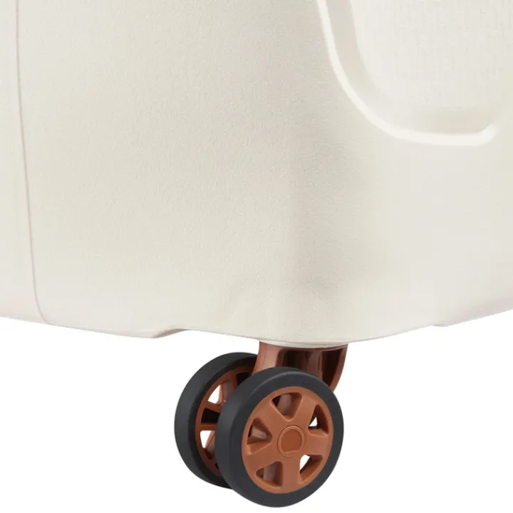 Reistrolleys|Reiskoffers>Delsey Moncey 4 Wheel Trolley 82 cm angora white