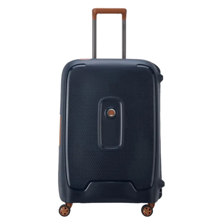 Reistrolleys|Reiskoffers>Delsey Moncey 4 Wheel Trolley 69 cm ink blue