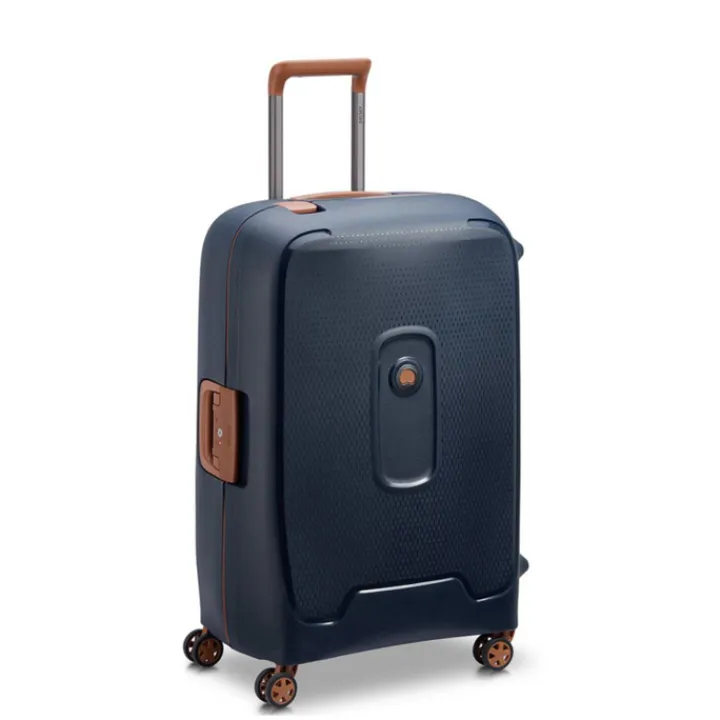 Reistrolleys|Reiskoffers>Delsey Moncey 4 Wheel Trolley 69 cm ink blue