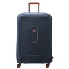 Reistrolleys|Reiskoffers>Delsey Moncey 4 Wheel Trolley 76 cm ink blue