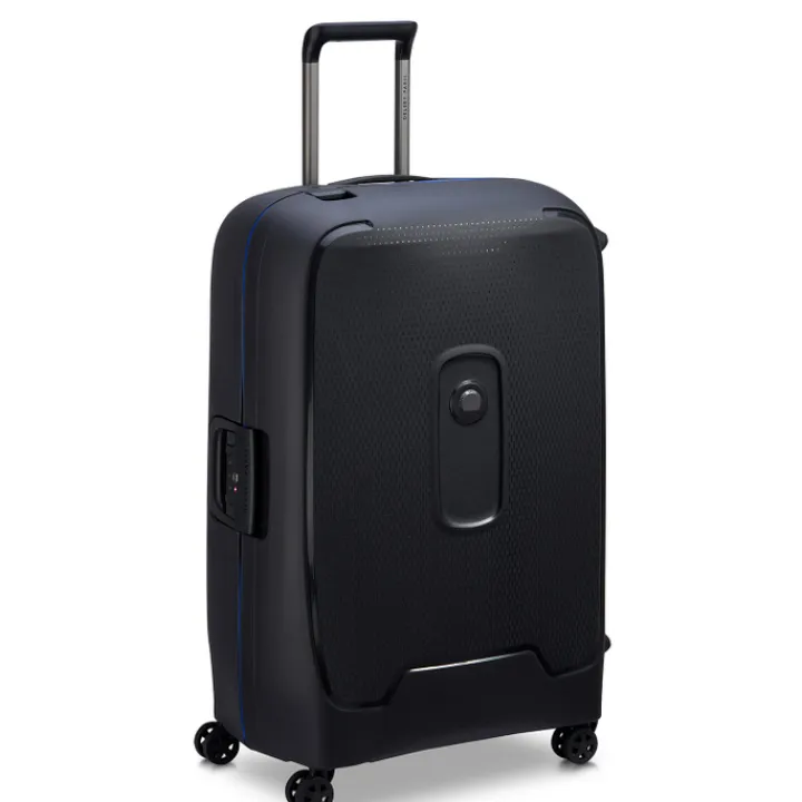 Reistrolleys|Reiskoffers>Delsey Moncey 4 Wheel Trolley 76 black