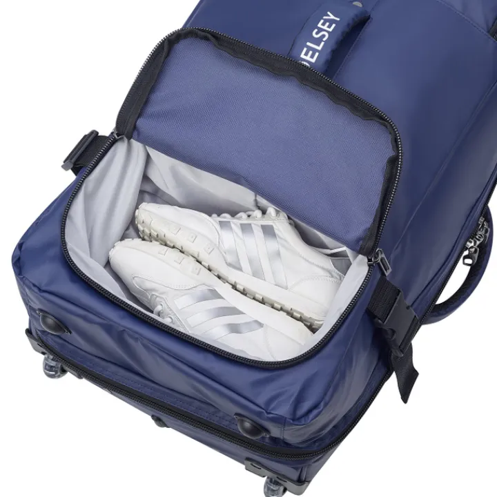 Heren Reistassen|Dames Reistassen>Delsey Raspail 2-Wheel Trolley Duffle Bag 64 blue