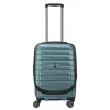 Handbagage Trolleys|Reistrolleys>Delsey Shadow 5.0 Cabin Trolley Front Pocket 55 Expandable green