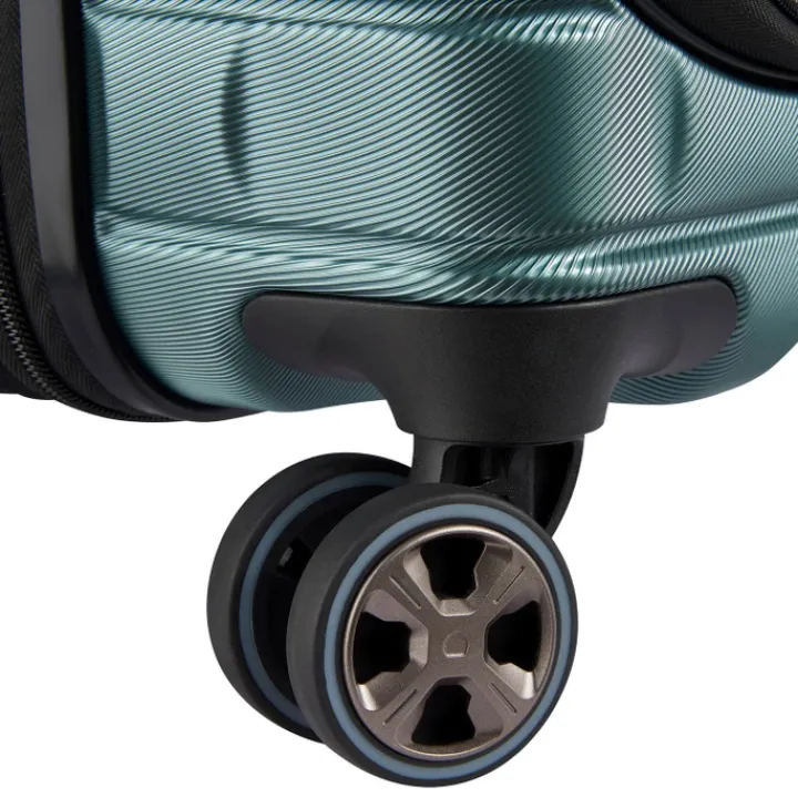 Handbagage Trolleys|Reistrolleys>Delsey Shadow 5.0 Cabin Trolley Front Pocket 55 Expandable green