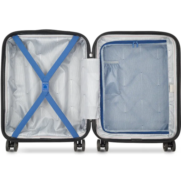 Transavia Trolleys|Ryanair Trolleys>Delsey Shadow 5.0 Cabin Trolley 55/40 blue