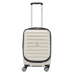 Handbagage Trolleys|Reistrolleys>Delsey Shadow 5.0 Cabin Trolley Front Pocket 55 Expandable ivory
