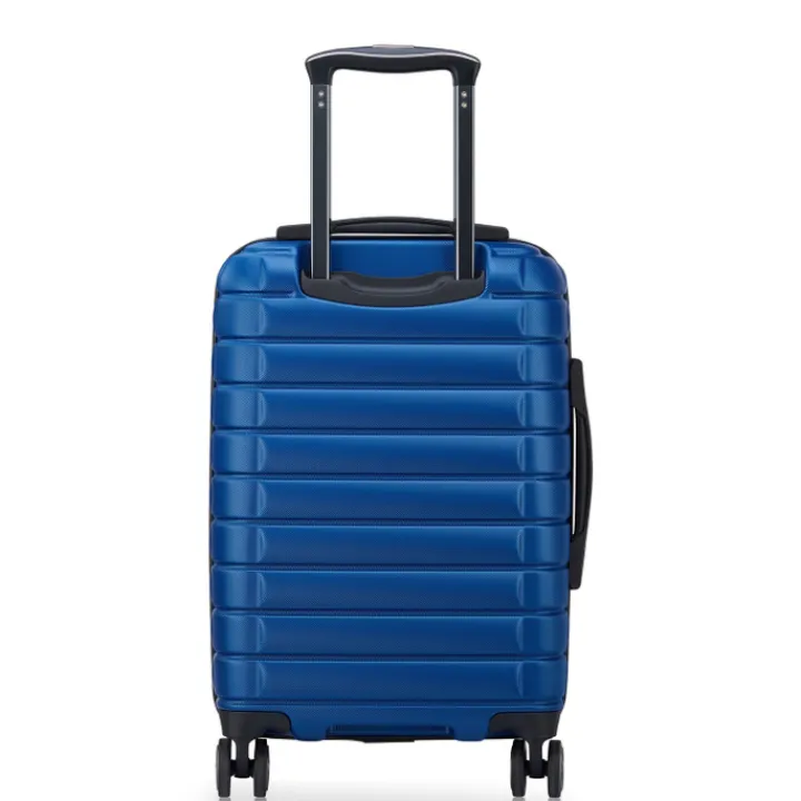 Handbagage Trolleys|Reistrolleys>Delsey Shadow 5.0 Cabin Trolley Front Pocket 55 Expandable blue