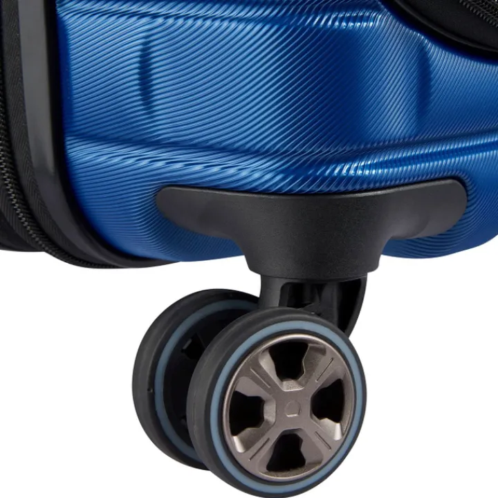 Handbagage Trolleys|Reistrolleys>Delsey Shadow 5.0 Cabin Trolley Front Pocket 55 Expandable blue
