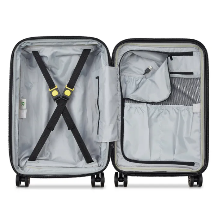 Handbagage Trolleys|Reistrolleys>Delsey Shadow 5.0 Cabin Trolley 55/35 Expandable light blue