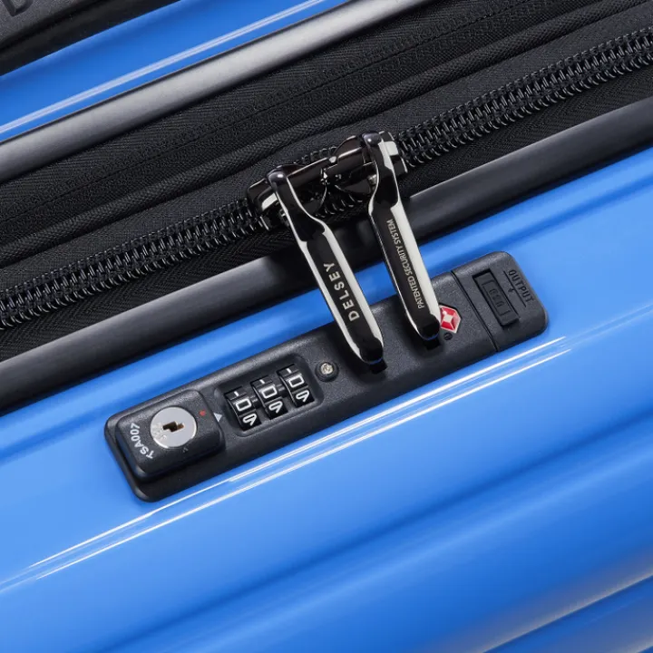 Handbagage Trolleys|Reistrolleys>Delsey Shadow 5.0 Cabin Trolley 55/35 Expandable light blue