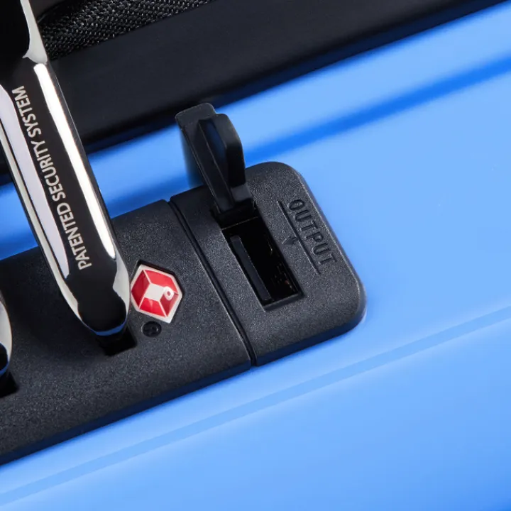 Handbagage Trolleys|Reistrolleys>Delsey Shadow 5.0 Cabin Trolley 55/35 Expandable light blue