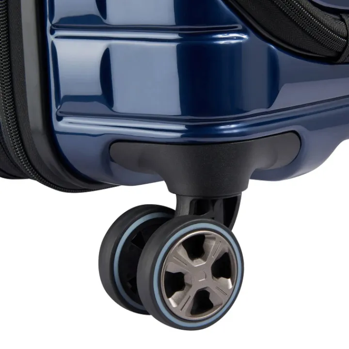 Handbagage Trolleys|Reistrolleys>Delsey Shadow 5.0 Cabin Trolley Front Pocket 55 Expandable blue