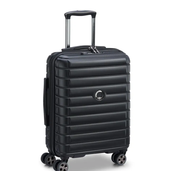 Transavia Trolleys|Ryanair Trolleys>Delsey Shadow 5.0 Cabin Trolley 55/40 black