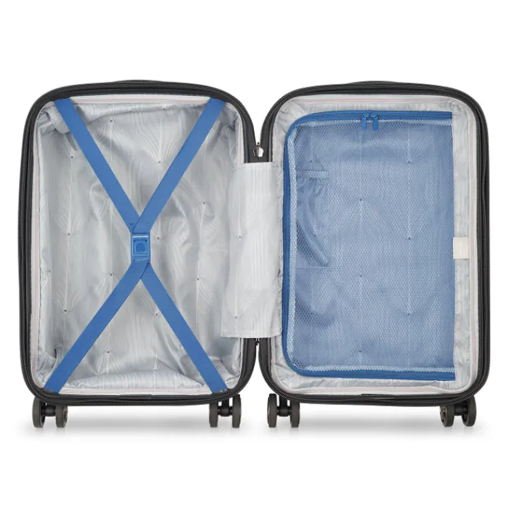 Handbagage Trolleys|Reistrolleys>Delsey Shadow 5.0 Cabin Trolley 55/35 Expandable blue