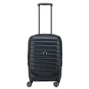 Handbagage Trolleys|Reistrolleys>Delsey Shadow 5.0 Cabin Trolley Front Pocket 55 Expandable black