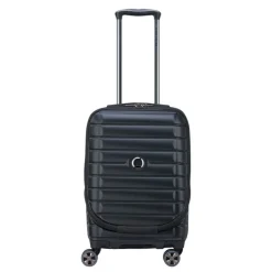 Handbagage Trolleys|Reistrolleys>Delsey Shadow 5.0 Cabin Trolley Front Pocket 55 Expandable black