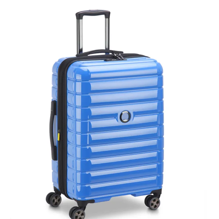 Reistrolleys|Reiskoffers>Delsey Shadow 5.0 Trolley 66 Expandable light blue