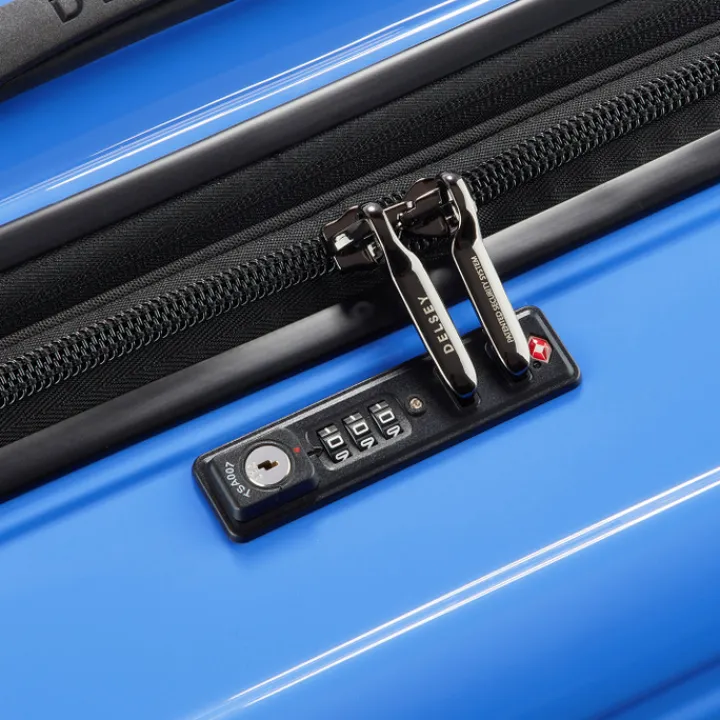 Reistrolleys|Reiskoffers>Delsey Shadow 5.0 Trolley 66 Expandable light blue