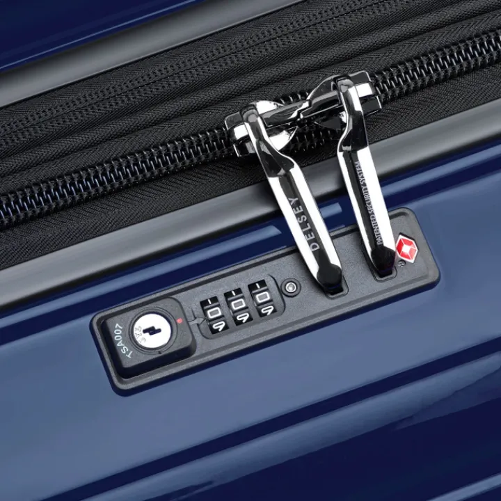 Reistrolleys|Reiskoffers>Delsey Shadow 5.0 Trolley 75 Expandable blue