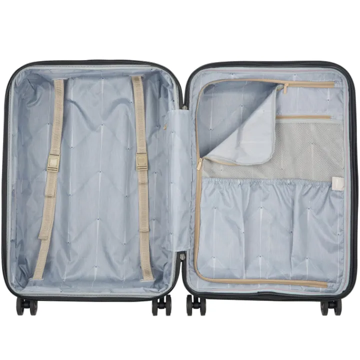 Reistrolleys|Reiskoffers>Delsey Shadow 5.0 Trolley 66 Expandable ivory