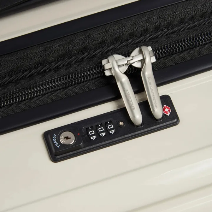 Reistrolleys|Reiskoffers>Delsey Shadow 5.0 Trolley 66 Expandable ivory