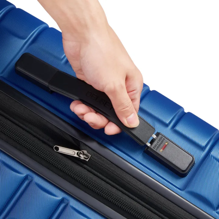 Reistrolleys|Reiskoffers>Delsey Shadow 5.0 Trolley 66 Expandable blue