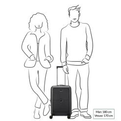 Handbagage Trolleys|Reistrolleys>Delsey Turenne 2.0 Cabin Trolley S Front Pocket black